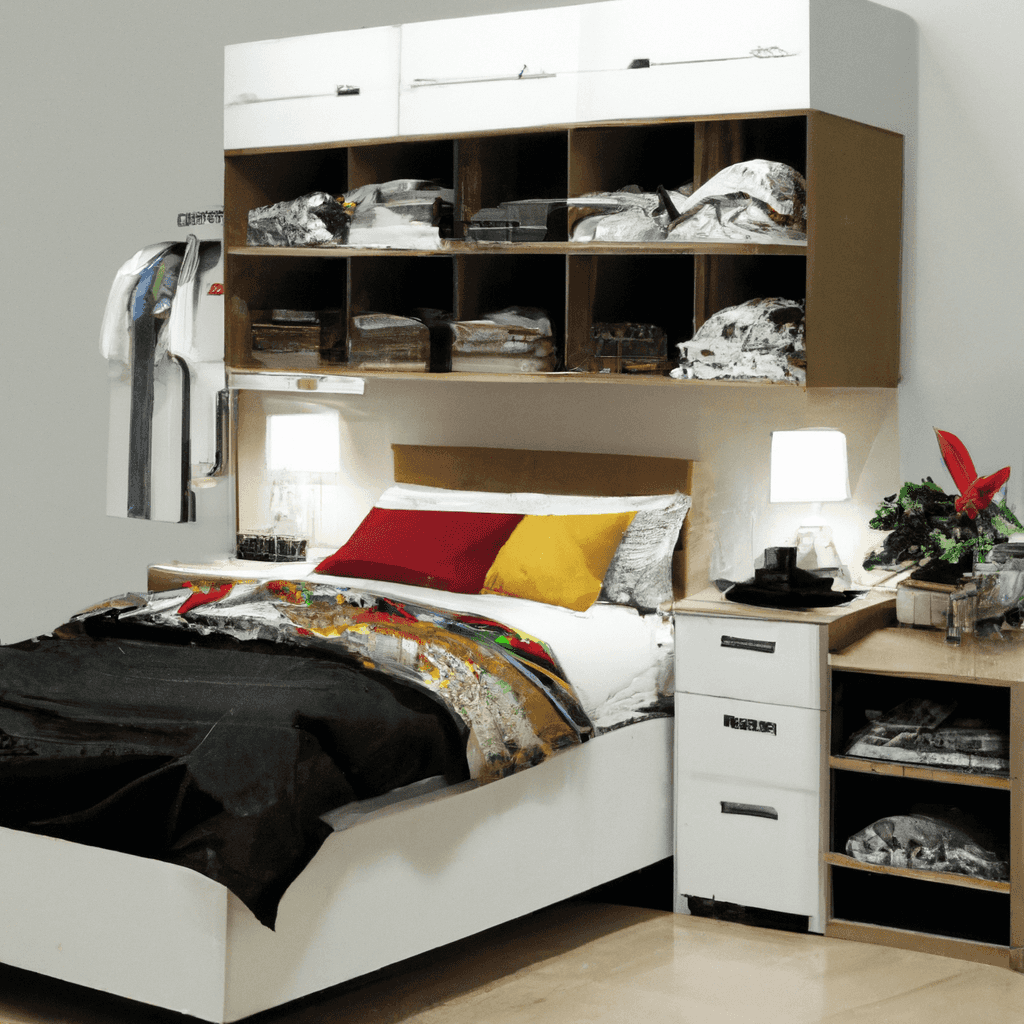 Build storage around the bed